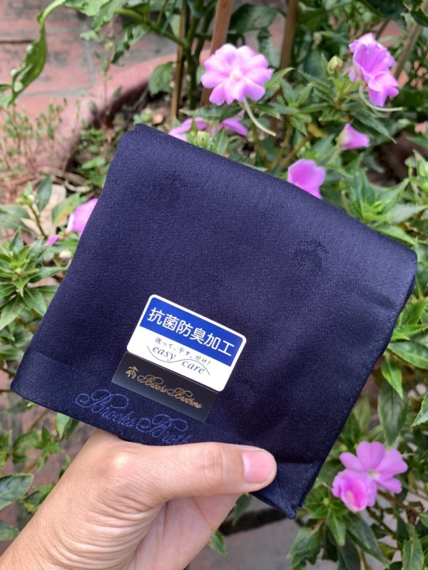 Khăn mùi xoa Nhật Brooks Brothers 5 kèm hộp - Ảnh 7