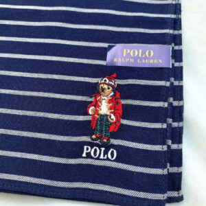 Khăn Nhật Polo Ralph Lauren 48x48cm GẤU THÊU - 100% cotton
