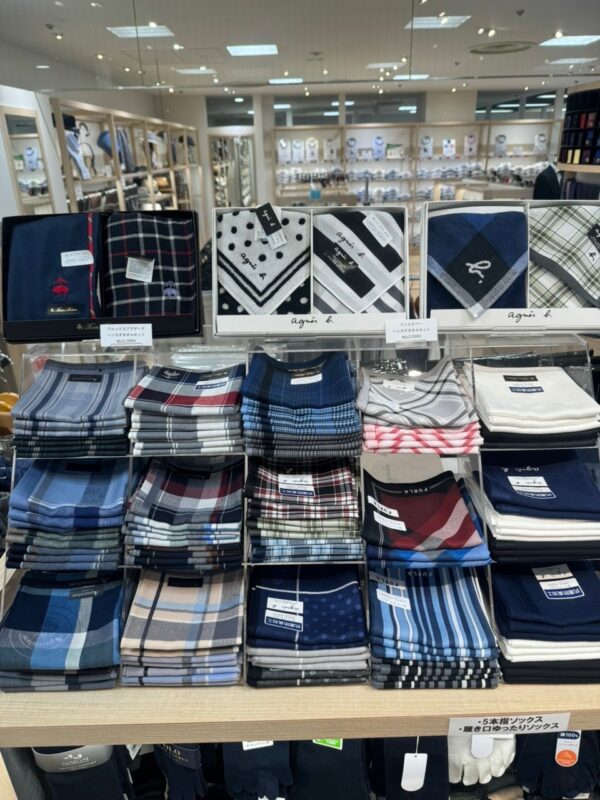 Khăn mùi xoa Aquascutum 1 ko hộp - Ảnh 6