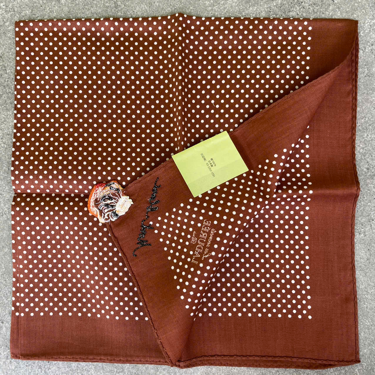 Khăn mùi soa nữ Les secrets LADUREE Paris ( PHÁP ) - 50x50cm. Made in japan - Ảnh 6