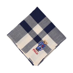 Khăn Nhật Polo Ralph Lauren 48x48cm GẤU THÊU - 100% cotton
