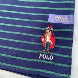 Khăn Nhật Polo Ralph Lauren 48x48cm GẤU THÊU - 100% cotton
