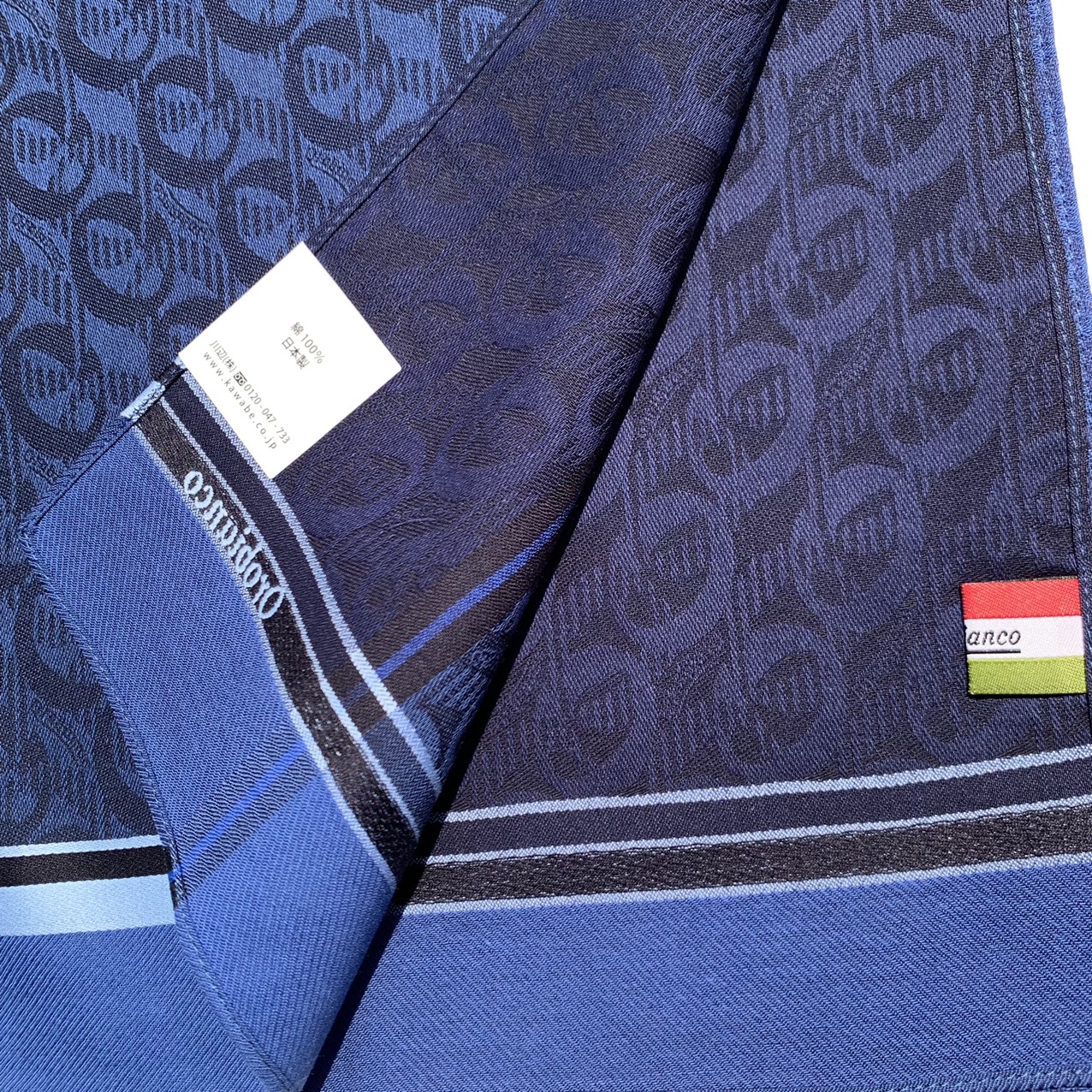 Khăn mùi xoa Orobianco-Italy - Ảnh 6