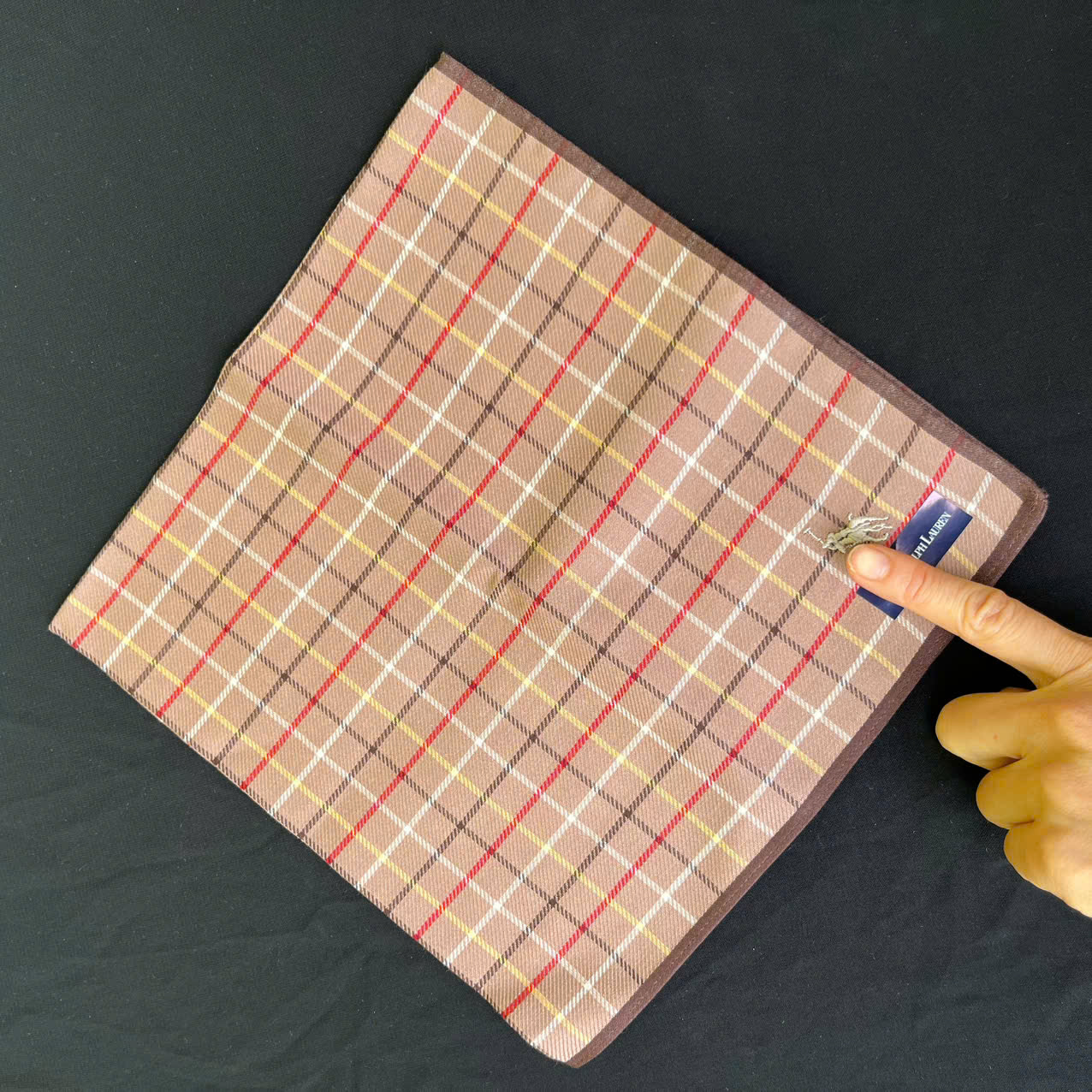 Khăn Nhật Polo Ralph Lauren 48x48cm - 100% cotton - Ảnh 4