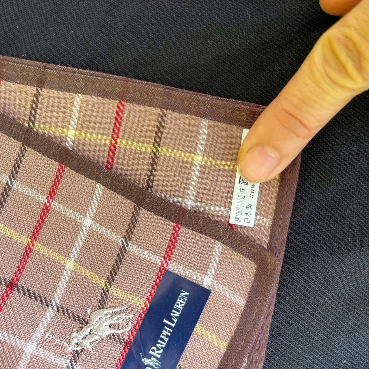 Khăn Nhật Polo Ralph Lauren 48x48cm - 100% cotton - Ảnh 5