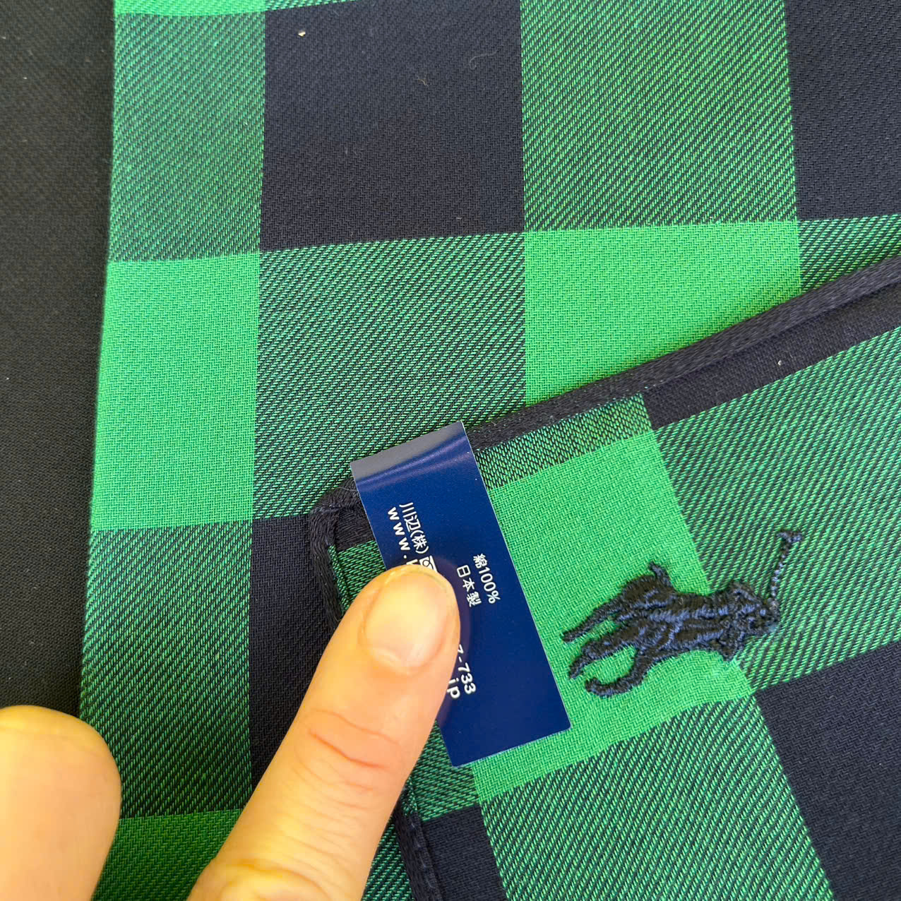 Khăn Nhật Polo Ralph Lauren 48x48cm - 100% cotton - Ảnh 2