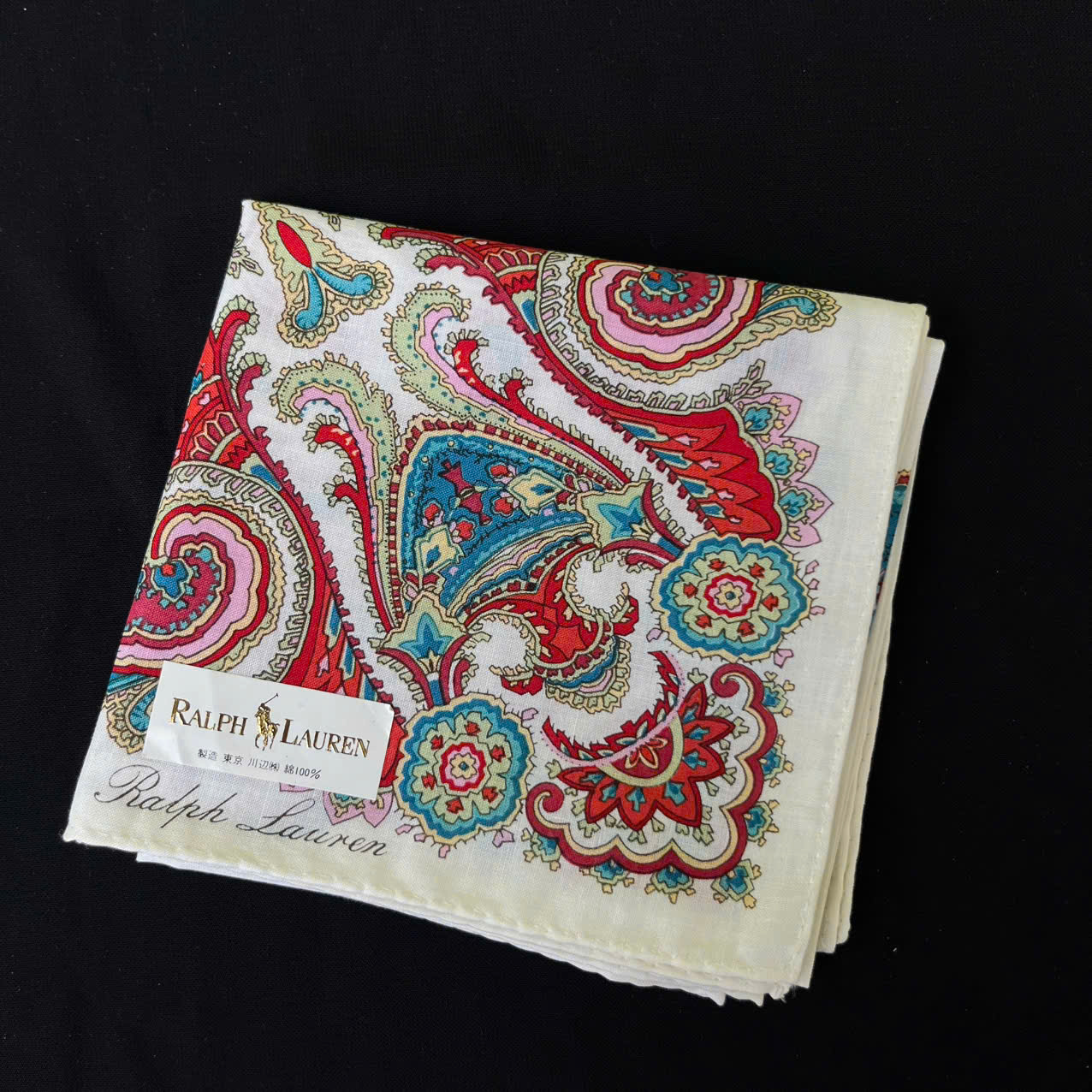 Khăn Nhật Polo Ralph Lauren 48x48cm - 100% cotton