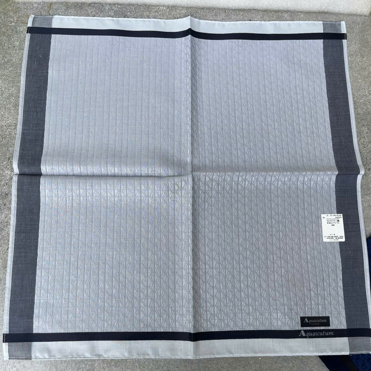 Hộp Khăn mùi xoa Aquascutum- 48x48cm made in Korean - Ảnh 2