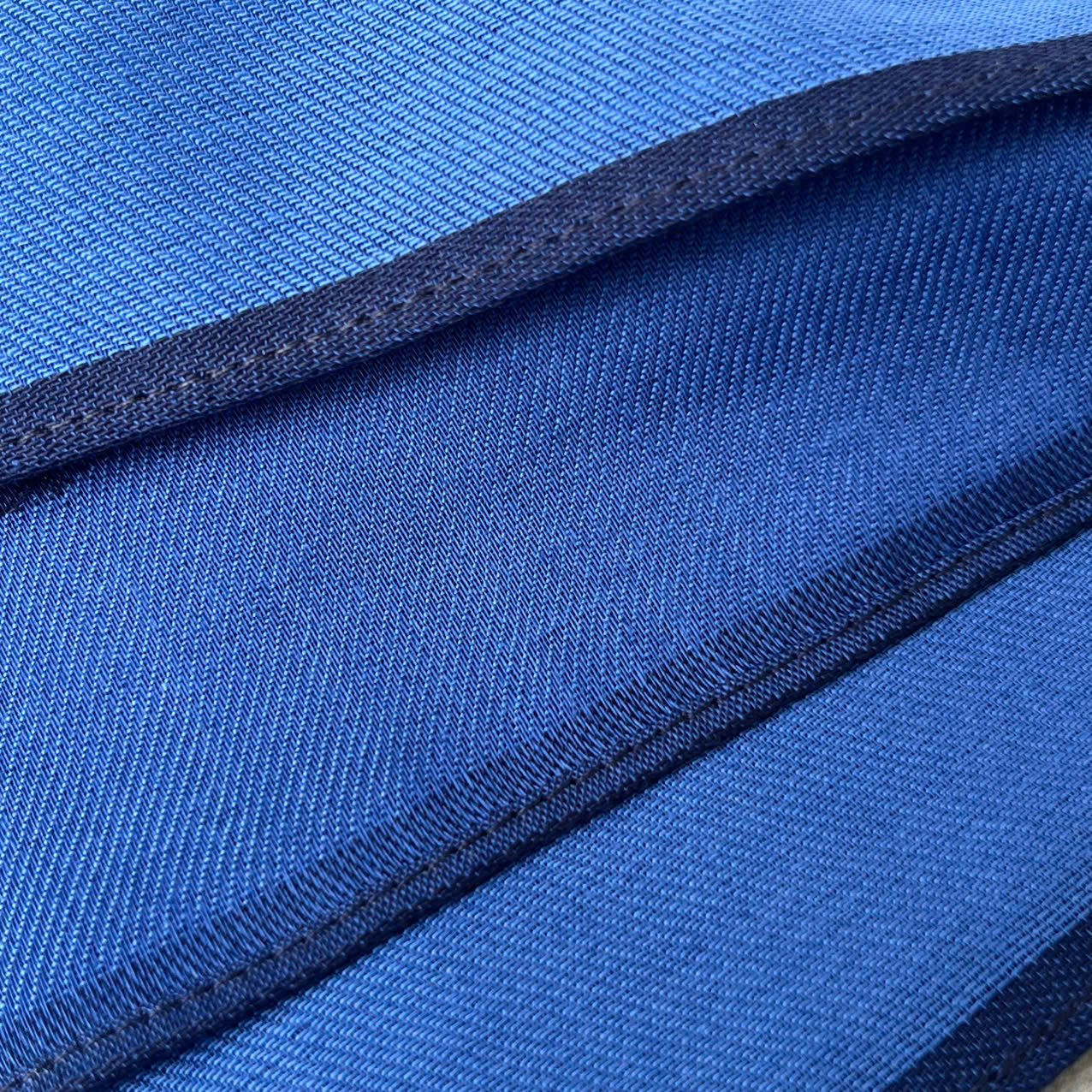 Khăn mùi xoa Aquascutum- 48x48cm made in Korean navy - Ảnh 7