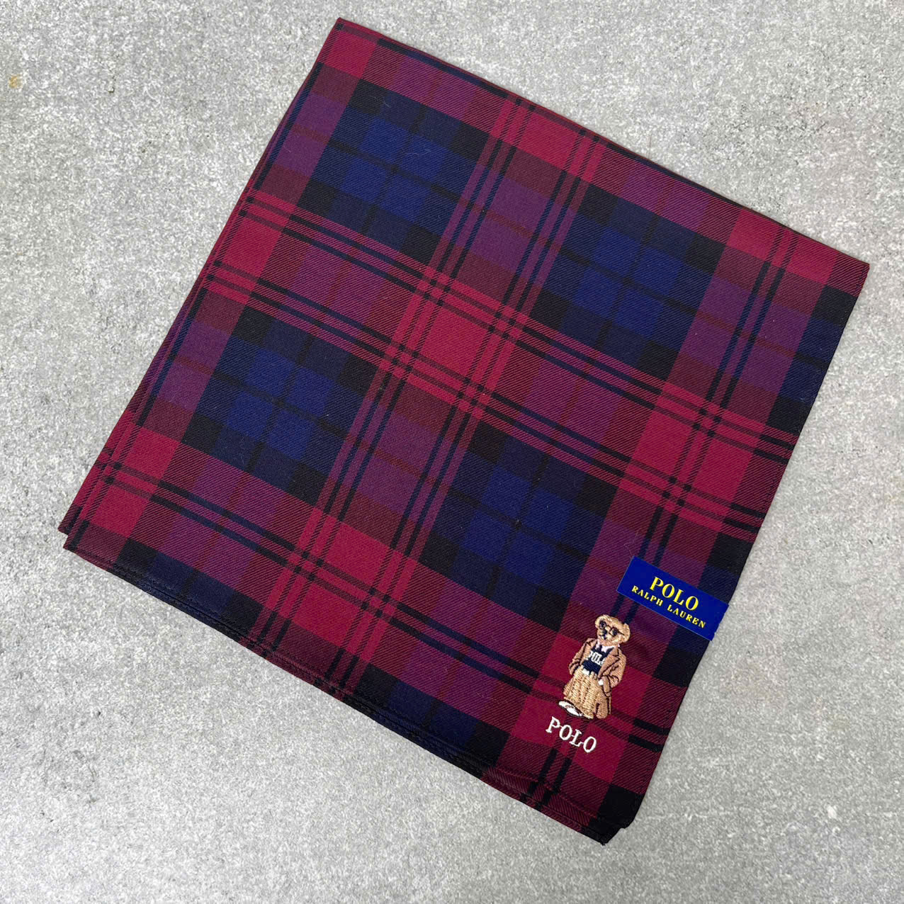 Khăn POLO RALPH LAUREN . Sản xuất tại Nhật 48x48cm - 100% cotton