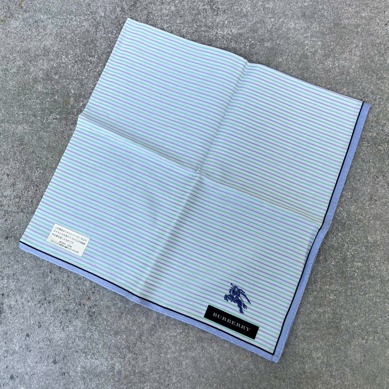Khăn mùi xoa Nhật BURBERRY auth 48x48 cm - 100% cotton