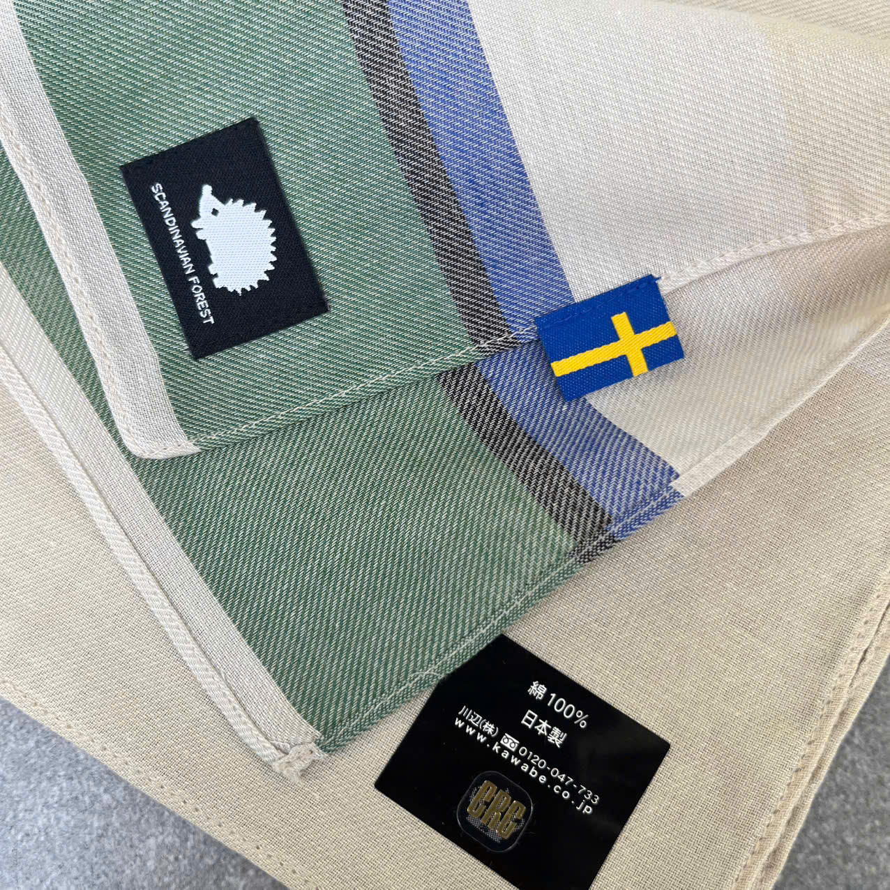KHĂN MÙI SOA nhật bản. 48x48cm. 100% cotton. Mềm - Ảnh 4