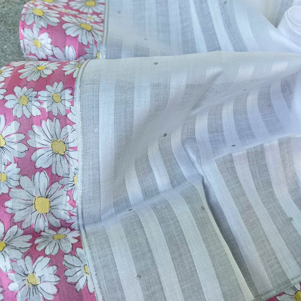 Khăn mùi soa nữ Nhật Bản. 100% cotton. 48x48 cm - Ảnh 5